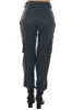 KanCan Black Faux Leather High Rise Cargo Joggers sold by Lime Lush