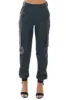 KanCan Black Faux Leather High Rise Cargo Joggers sold by Lime Lush
