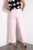 Risen Light Pink Tummy Control Cropped Wide Jeans sold by Lime Lush