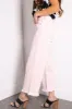 Risen Light Pink Tummy Control Cropped Wide Jeans sold by Lime Lush