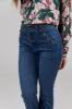 Rewash Medium Wash High Rise Fit and Flare Jeans sold by Lime Lush