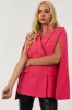 Hot Pink Double Button Cape Blazer sold by Lime Lush