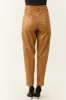 Brown Sugar Faux Leather Straight Leg Pants sold by Lime Lush