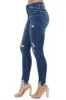 Special A Medium Wash Mid Rise Skinny Jean with Distressing sold by Lime Lush