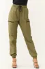 Olive Zipper Pocket Windbreaker Joggers sold by Lime Lush
