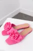 Bubblegum Rose Strap Square Toe Sandals sold by Lime Lush