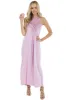 Pale Iris Sleeveless Maxi Dress with Front Lace Detail sold by Lime Lush
