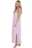 Pale Iris Sleeveless Maxi Dress with Front Lace Detail sold by Lime Lush
