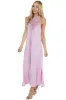 Pale Iris Sleeveless Maxi Dress with Front Lace Detail sold by Lime Lush