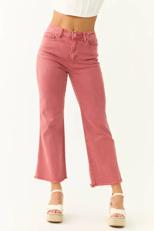 Zenana Dark Ginger High Rise Bootcut Jeans sold by Lime Lush