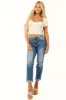 Cream Sweetheart Neck Ribbed Knit Crop Top sold by Lime Lush