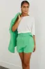 Off White One Shoulder Dolman Sleeve Soft Knit Top sold by Lime Lush