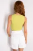 Light Lime Cropped Ribbed Knit Tank Top sold by Lime Lush