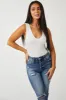 Cloud Grey Ruched Side Double Layered Tank Top sold by Lime Lush