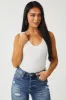 Cloud Grey Ruched Side Double Layered Tank Top sold by Lime Lush