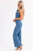 Flying Tomato Medium Wash Halter Neck Jumpsuit sold by Lime Lush