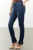 KanCan Dark Wash High Rise Bootcut Jeans with Side Slits sold by Lime Lush