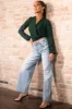 Cello Light Wash Vintage Low Rise Loose Fit Jeans sold by Lime Lush