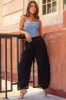 Medium Wash Strapless Denim Crop Top sold by Lime Lush
