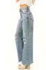 KanCan Medium Wash Ultra High Rise Wide Leg Jeans sold by Lime Lush