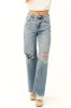 KanCan Medium Wash Ultra High Rise Wide Leg Jeans sold by Lime Lush