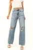 KanCan Medium Wash Ultra High Rise Wide Leg Jeans sold by Lime Lush