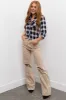 KanCan Beige High Rise Distressed 90's Flare Jeans sold by Lime Lush