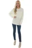 Cream Lightweight Pointelle Oversized Sweater sold by Lime Lush