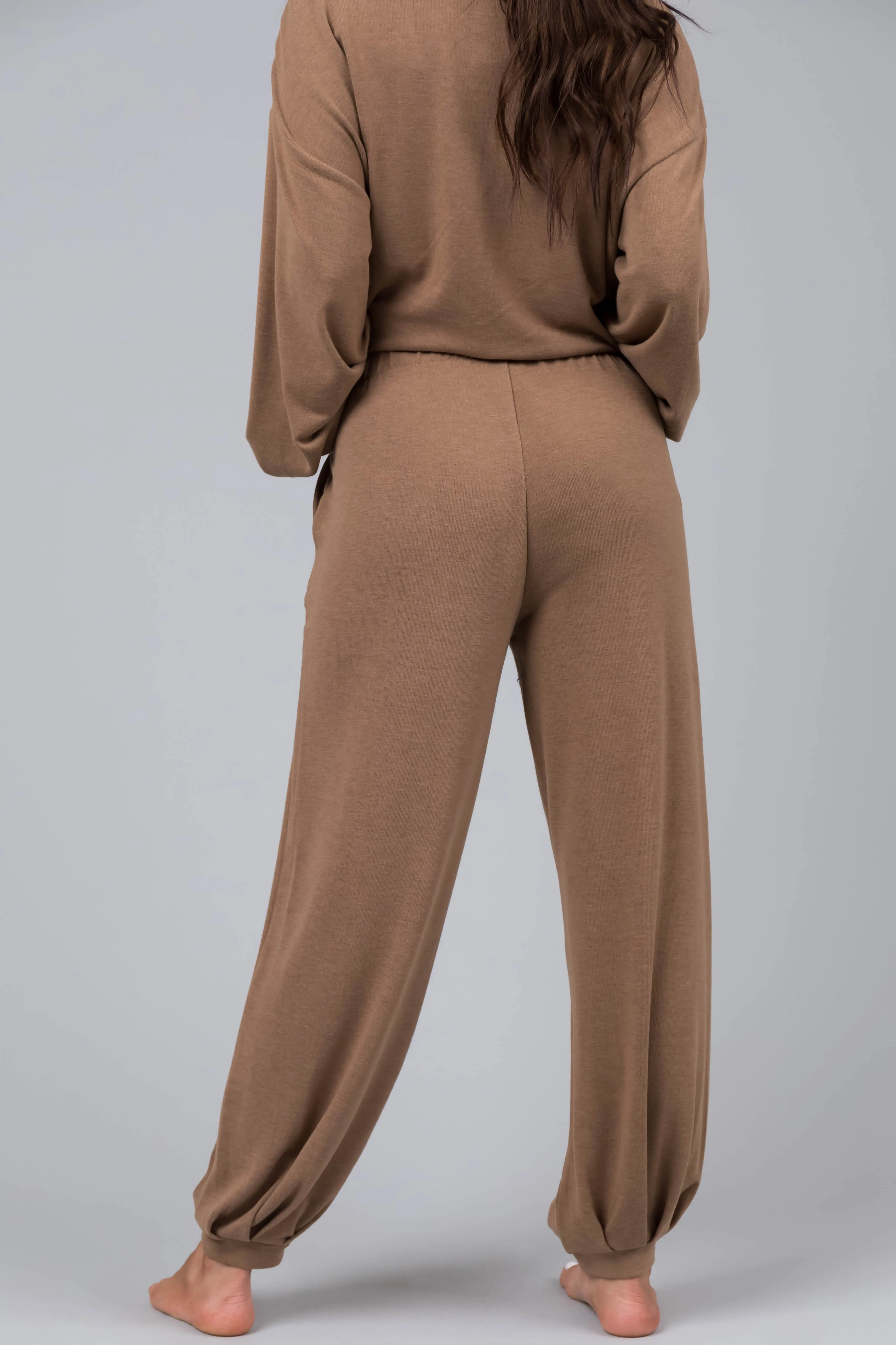 Latte and Cream Contrast Sherpa Bomber Jacket sold by Lime Lush product image thumbnail 3