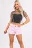 Black Pearl Bead Mesh Top with Tank Top sold by Lime Lush