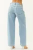 Cello Light Wash Rhinestone Wide Leg Jeans sold by Lime Lush