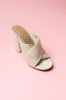 Ivory Woven Jute Criss Cross Slip On Heels sold by Lime Lush