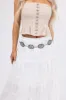 Silver and Turquoise Stone Western Disc Belt sold by Lime Lush