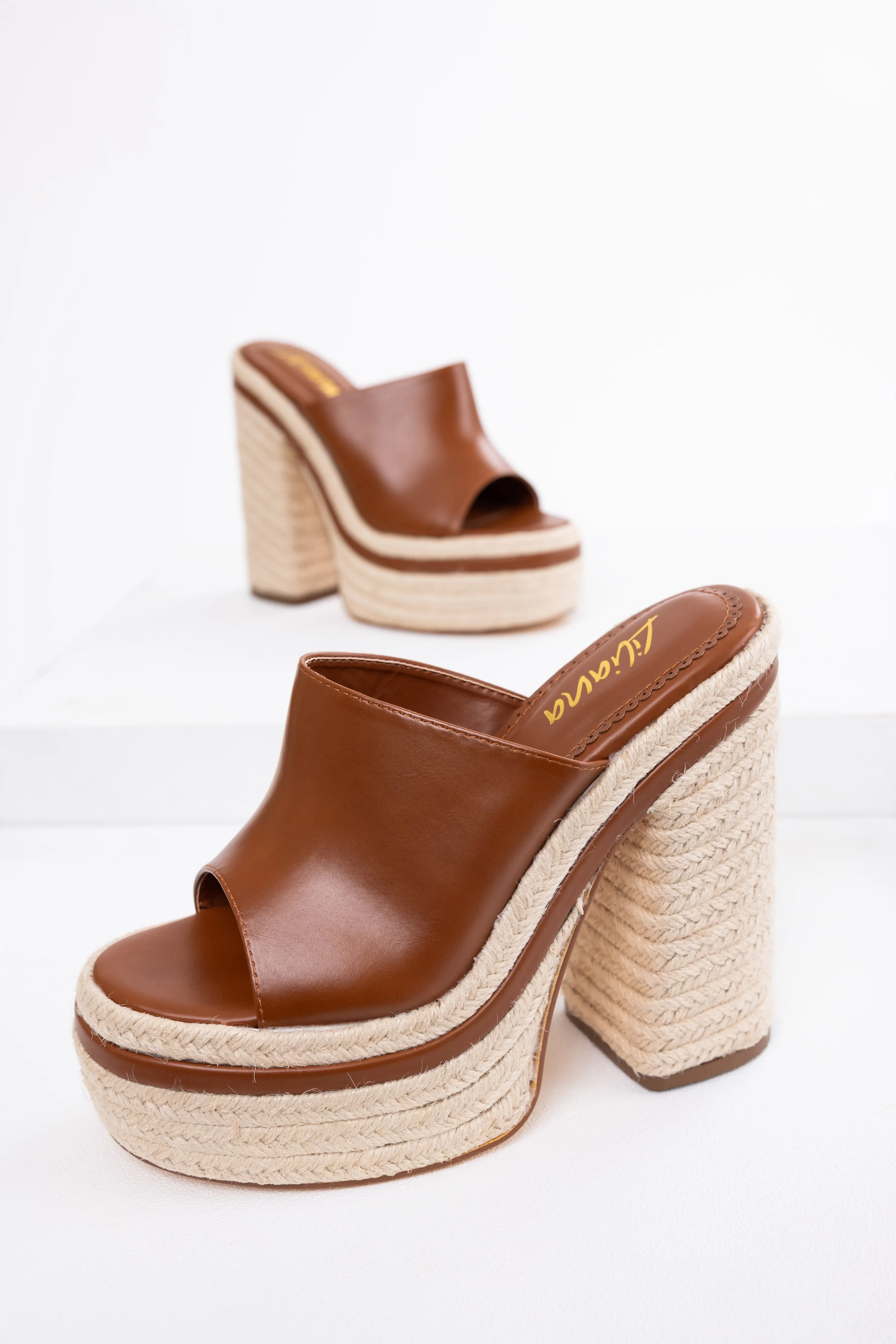 Spice High Heel Espadrille Platform Sandals sold by Lime Lush product image thumbnail 3