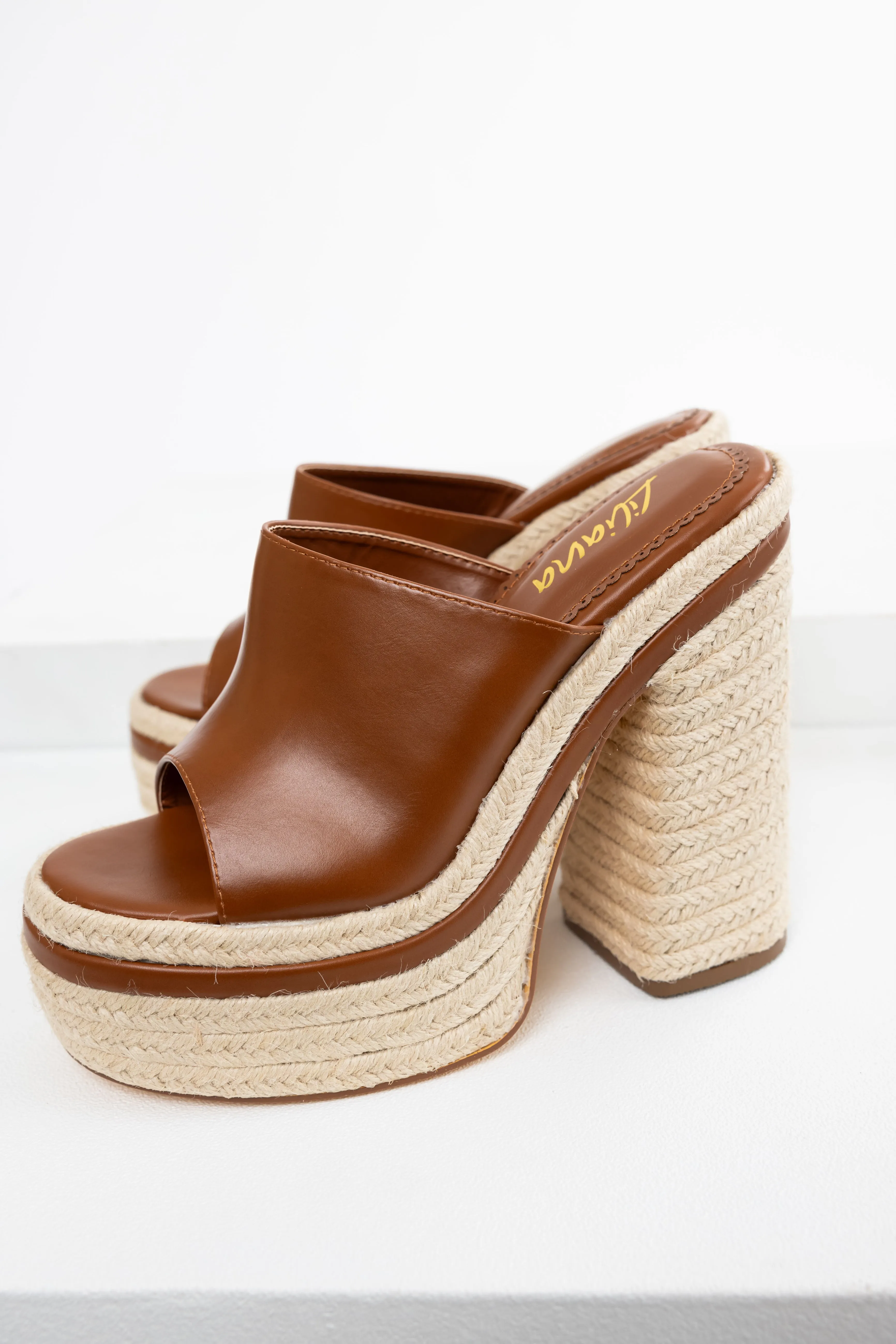 Spice High Heel Espadrille Platform Sandals sold by Lime Lush product image thumbnail 2