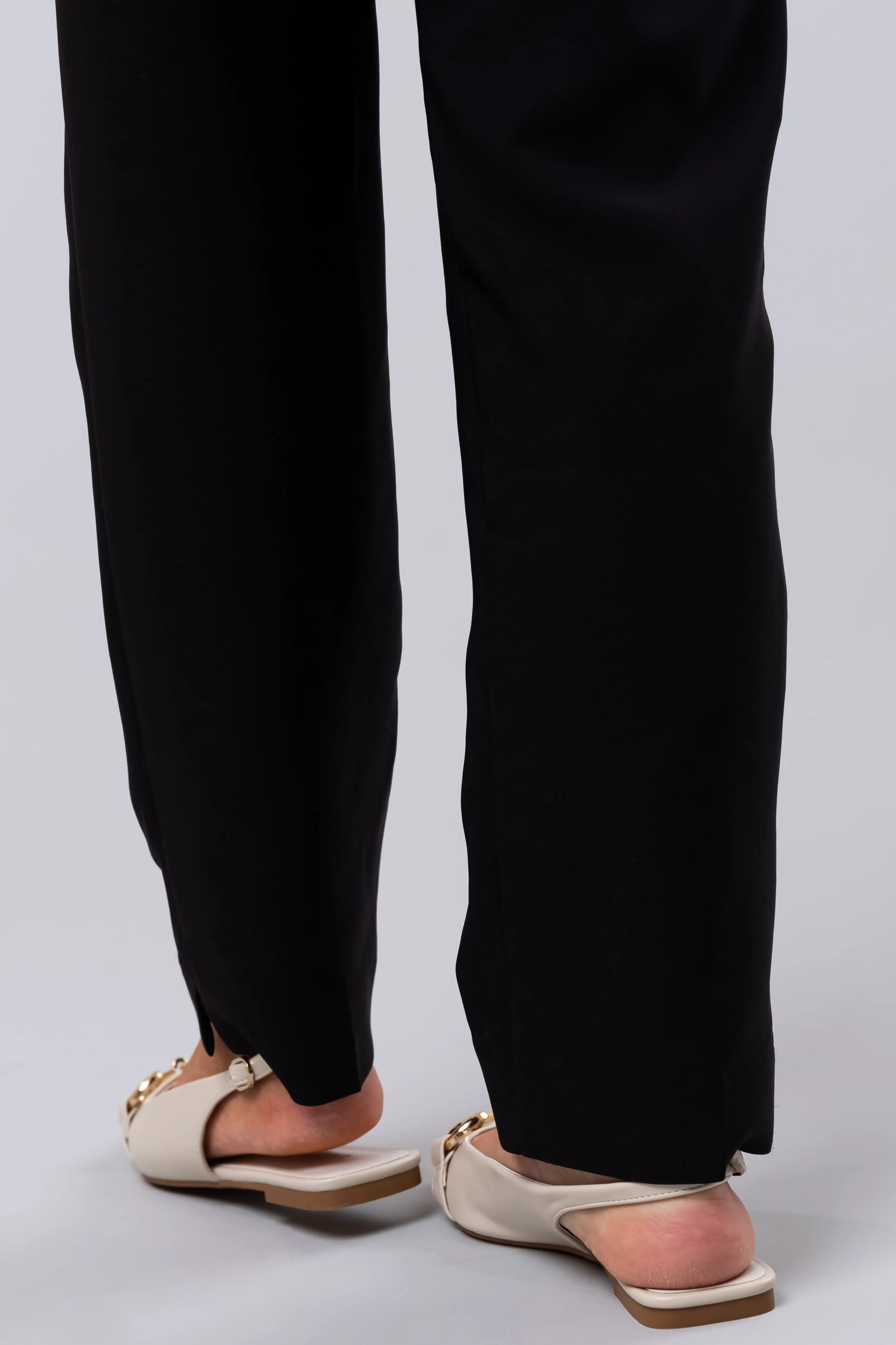 Ivory Pleather Pointed Toe Sling Back Flats sold by Lime Lush product image thumbnail 3