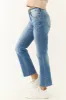 Sneak Peek Medium Wash Straight Leg Jeans sold by Lime Lush