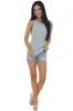 Heather Grey Basic Ribbed Knit Fitted Tank Top sold by Lime Lush