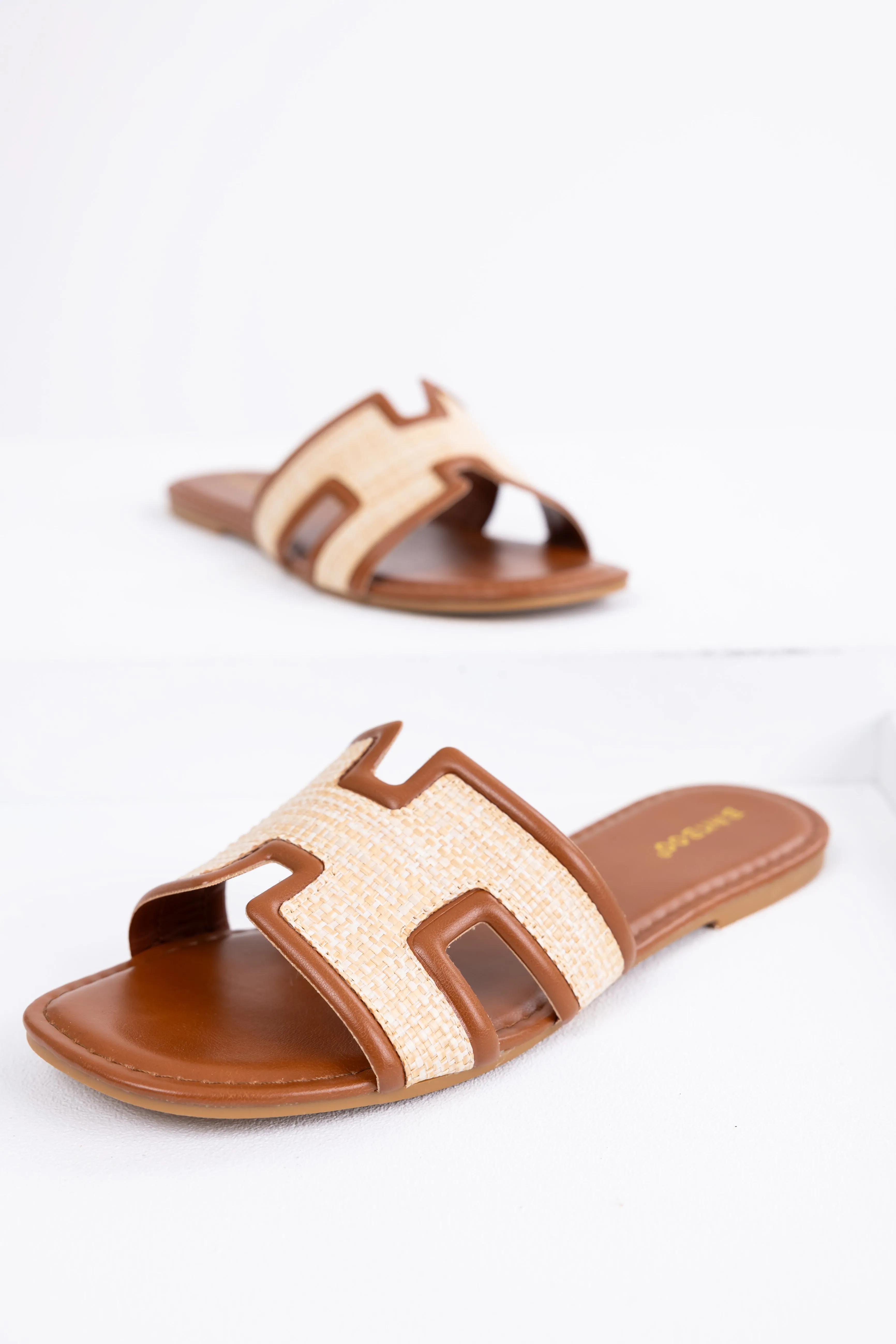 Spice Cut Out Woven Strap Open Toe Flat Sandals sold by Lime Lush product image thumbnail 2