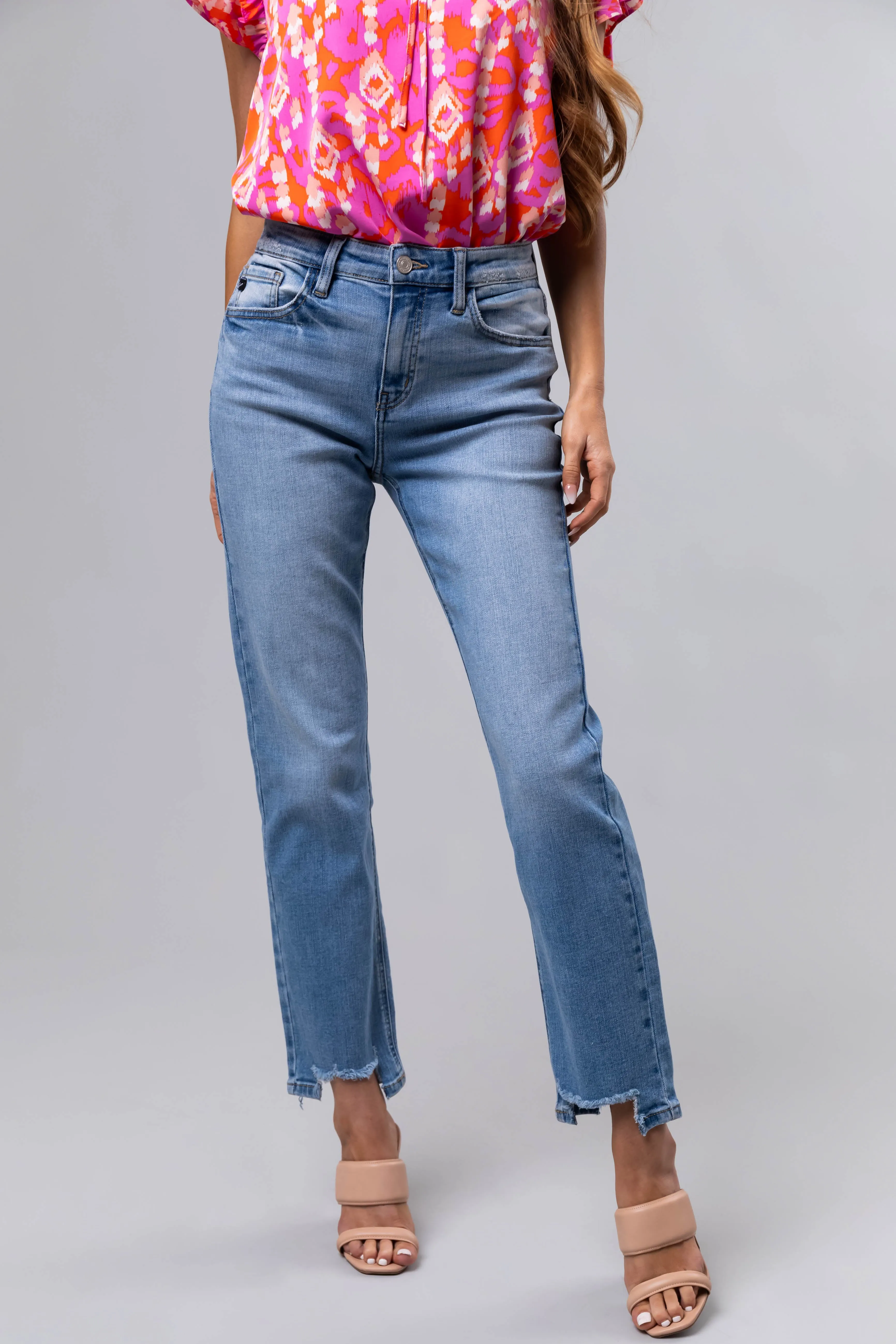 KanCan High Rise Straight Leg Jeans sold by Lime Lush product image thumbnail 2