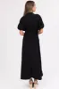 Black Zipper Front Maxi Shirt Dress sold by Lime Lush