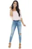 She+Sky Blush Swiss Dot Off the Shoulder Crop Top sold by Lime Lush