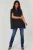 Black Double Button Cape Blazer sold by Lime Lush