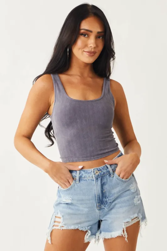 Special A Light Wash Frayed Hem High Rise Denim Shorts sold by Lime Lush