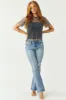 Black Rhinestone Embellished Sheer Mesh Top sold by Lime Lush