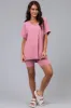 Carnation Microfiber Top and Biker Shorts Set sold by Lime Lush