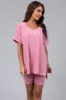 Carnation Microfiber Top and Biker Shorts Set sold by Lime Lush