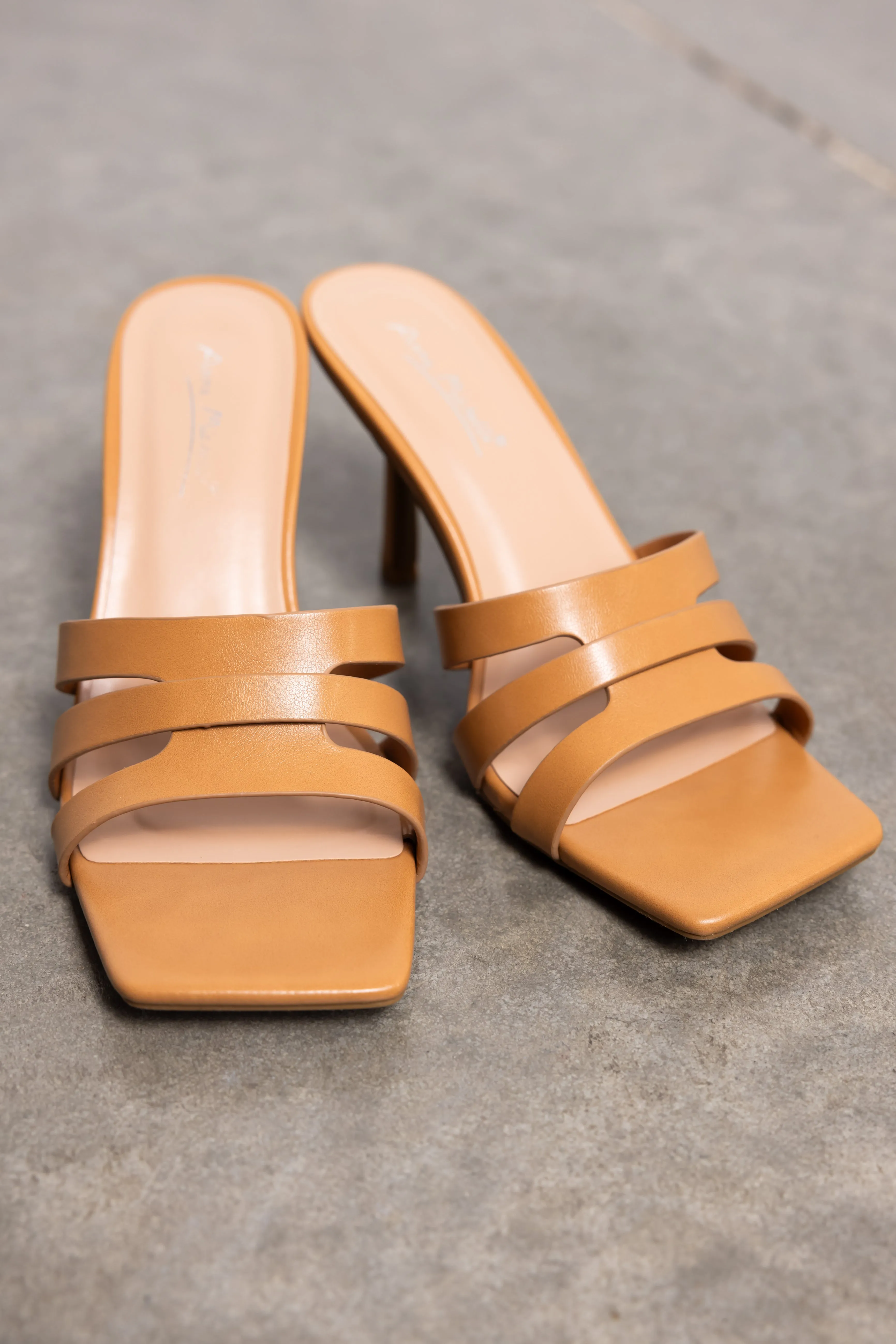 Copper Square Toe Cut Out Strap Heels sold by Lime Lush product image thumbnail 5