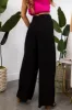 She+Sky Black Ribbed Knit Wide Leg Pants sold by Lime Lush