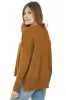Peanut Long Sleeve Rounded Neckline Knit Sweater sold by Lime Lush